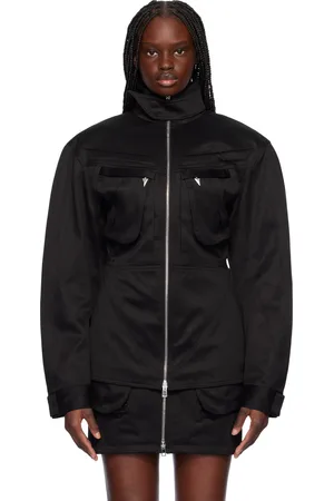 MUGLER Black Cargo Jacket