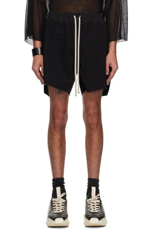 Rick Owens Black Hollywood Boxers Shorts