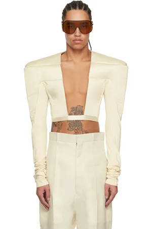 Rick Owens Off-White Hollywood Tight Top Jacket