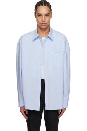 WOOYOUNGMI Blue New Fit Cotton Shirt