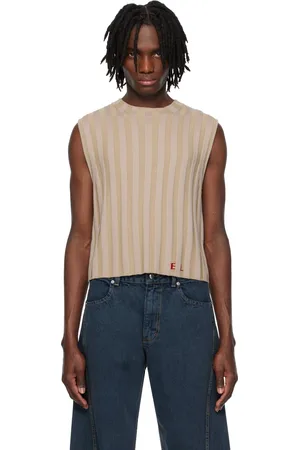 ECKHAUS LATTA Beige Keyboard Vest