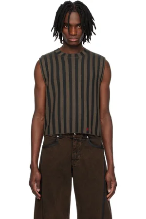 ECKHAUS LATTA Brown & Gray Keyboard Vest