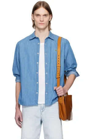 Lacoste Blue Washed Denim Shirt
