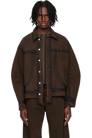 ECKHAUS LATTA Brown EL Redux Denim Jacket