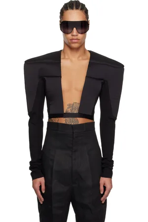 Rick Owens Black Hollywood Tight Top Jacket