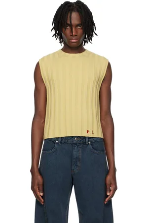 ECKHAUS LATTA Yellow & Burgundy Keyboard Vest