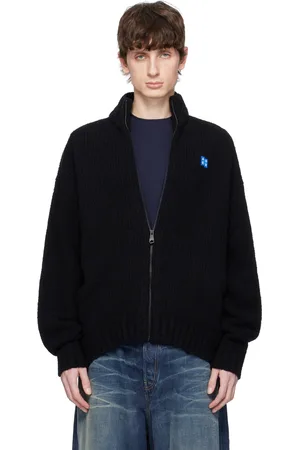 Ader Error Black Sig; TRS Tag Knit Zip-Up 01 Track Jacket