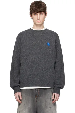 Ader Error Gray Sig; TRS Tag Knit 01 Sweater