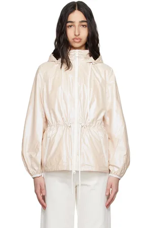 Mackage Off-White Isha Balloon Sleeve Rain Jacket
