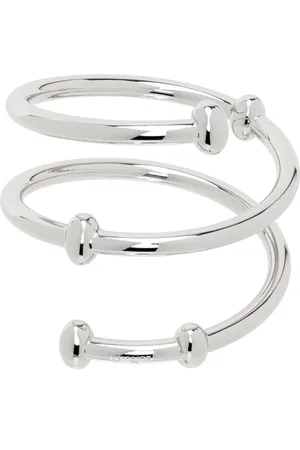 LEMAIRE Silver Croissant Spiral Keychain