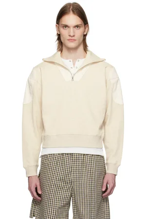 KARMUEL YOUNG Gray Strong Arm Padded Zip Sweatshirt