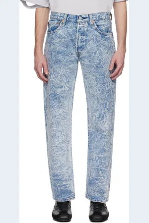 KARMUEL YOUNG Re-Edited Creased Washed Jeans