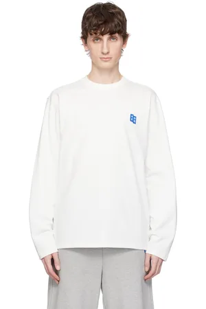 Ader Error White Sig; TRS Tag 01 LS T-shirt