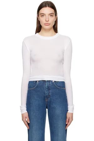 BITE White Rib Long Sleeve T-Shirt