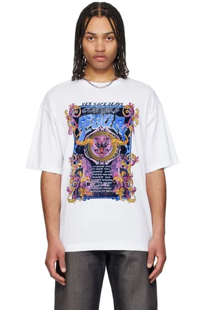 VERSACE White Logo Tour T-shirt