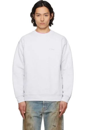 DIME Gray Classic Small Logo Crewneck Sweatshirt