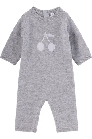 BONPOINT Baby Gray Tilouana Jumpsuit