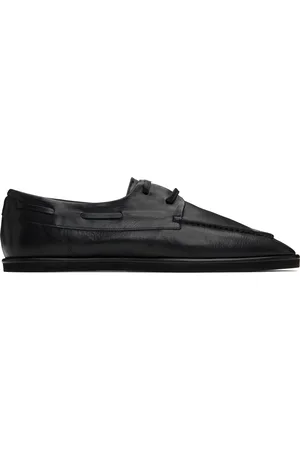 Auralee Soft Leather Deck Shoes