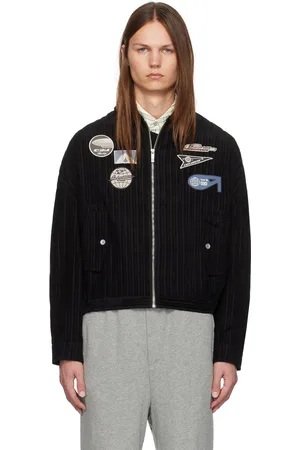 C2H4 Black Disaaray Badged Jacket
