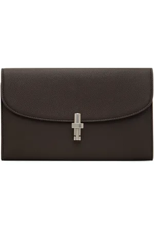 The Row Brown Sofia Continental Wallet