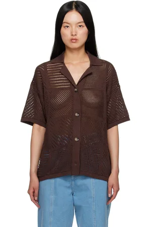Nanushka Brown Talissa Shirt