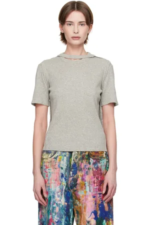 ECKHAUS LATTA Gray Flip T-shirt