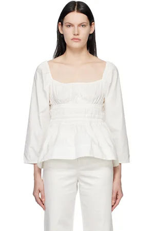 Proenza Schouler Label Square Neck Blouse