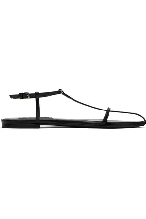 Jil Sander Black Pointed Toe Sandals