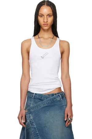 LU’U DAN Embroidered Tank Top