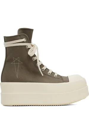 Rick Owens Gray Porterville Double Bumper Sneaks Sneakers