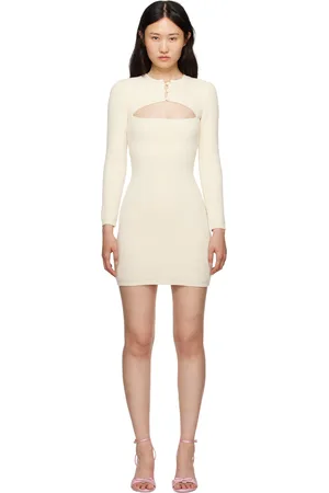Alexander Wang Off-White Cutout Minidress