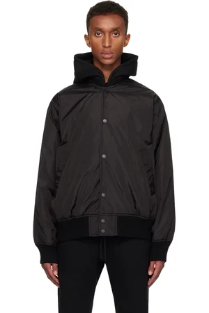Reigning Champ Black ECONYL Satin Nylon Stadium Jacket