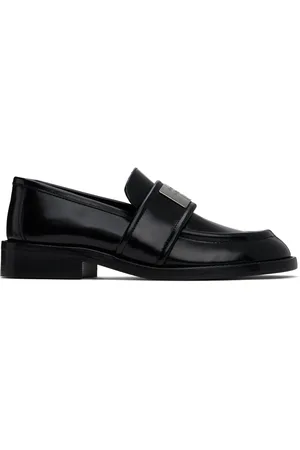 Acne Studios Black Leather Loafers