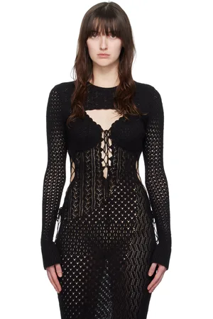 DANIELLE GUIZIO Micro Crop Sweater