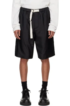 Jil Sander Black Drawstring Shorts