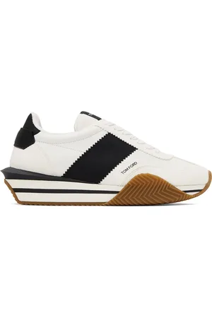 Tom Ford White Suede James Sneakers