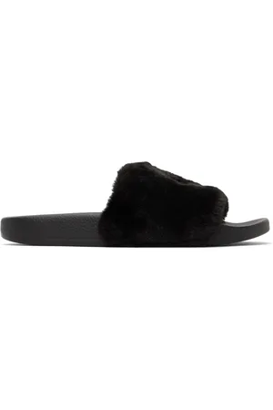 VERSACE Black Shelly Slides