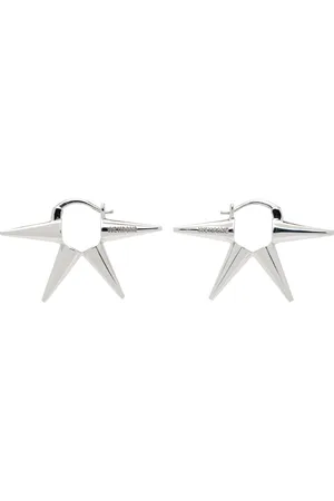 We11 Done Spike Hoop Earrings