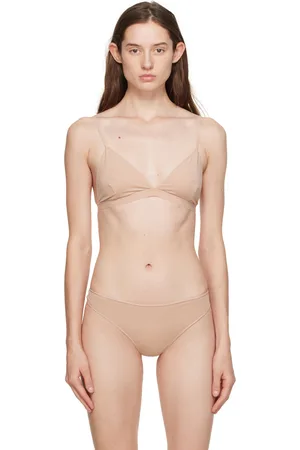 Baserange Two-Pack Black & Beige Mississippi Bra