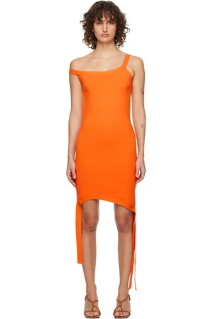 J.W.Anderson Orange Deconstructed Minidress