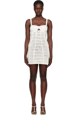 Casablanca Crochet Mix Minidress