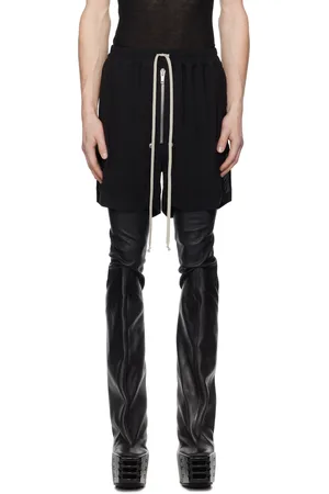 Rick Owens Black Hollywood Bela Boxers Shorts
