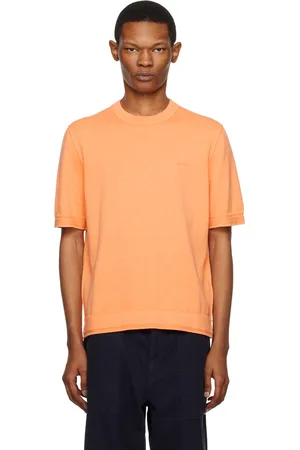 HUGO BOSS Orange Embroidered T-Shirt