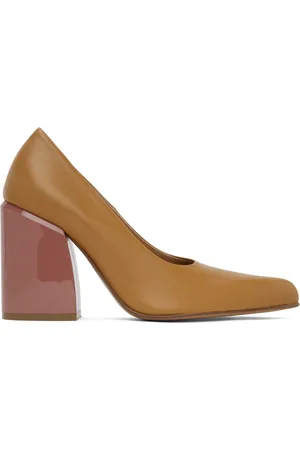 DRIES VAN NOTEN Yellow Chunky Heels