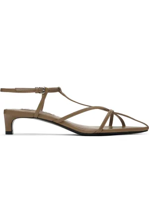 Jil Sander Beige High Heeled Sandals