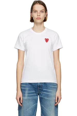 Comme des Garçons & Red Layered Heart T-Shirt