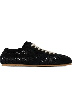 DRIES VAN NOTEN Black Suede Sneakers