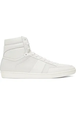 Saint Laurent White Court Classic SL/10H Sneakers