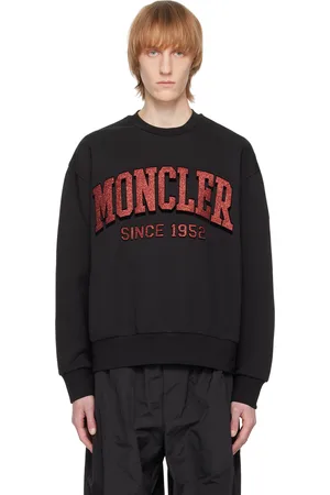 Moncler Black Crewneck Sweatshirt