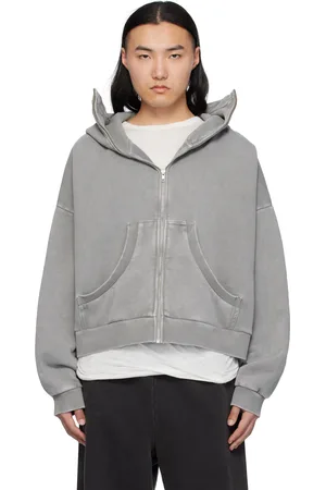 Entire Studios Gray Full Zip Hoodie